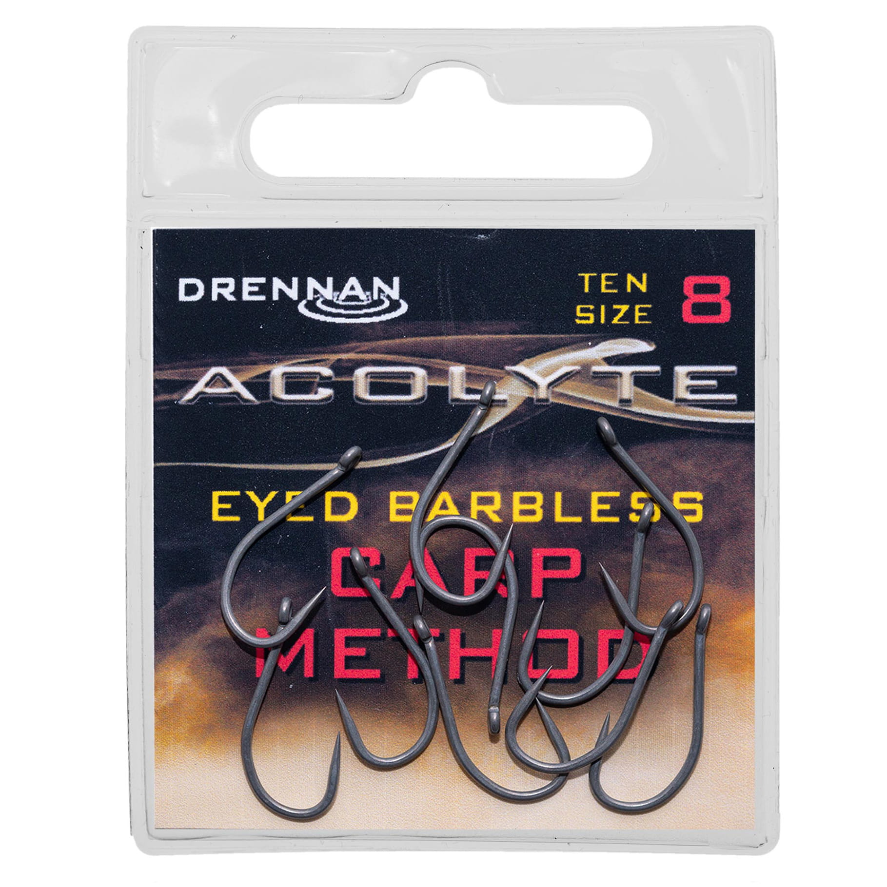 ACOLYTE CARP METHOD BARBLESS Haczyki Drennan 10szt. Kod: HEAC08-HEAC16