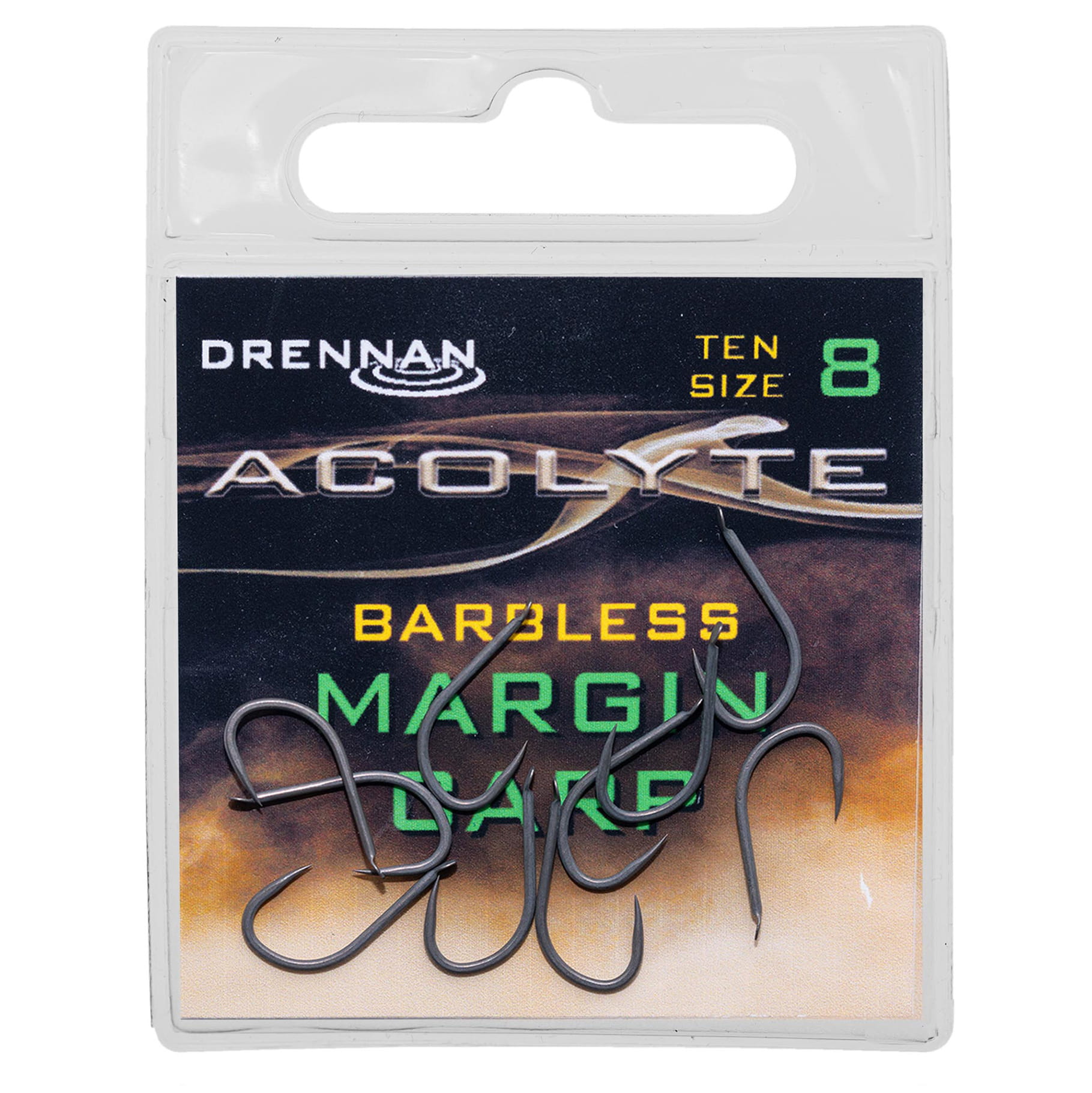 ACOLYTE MARGIN CARP BARBLESS Haczyki Drennan 10szt. Kod: HSAB08-HSAB16