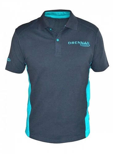 Koszulka POLO Drennan Grey / Aqua