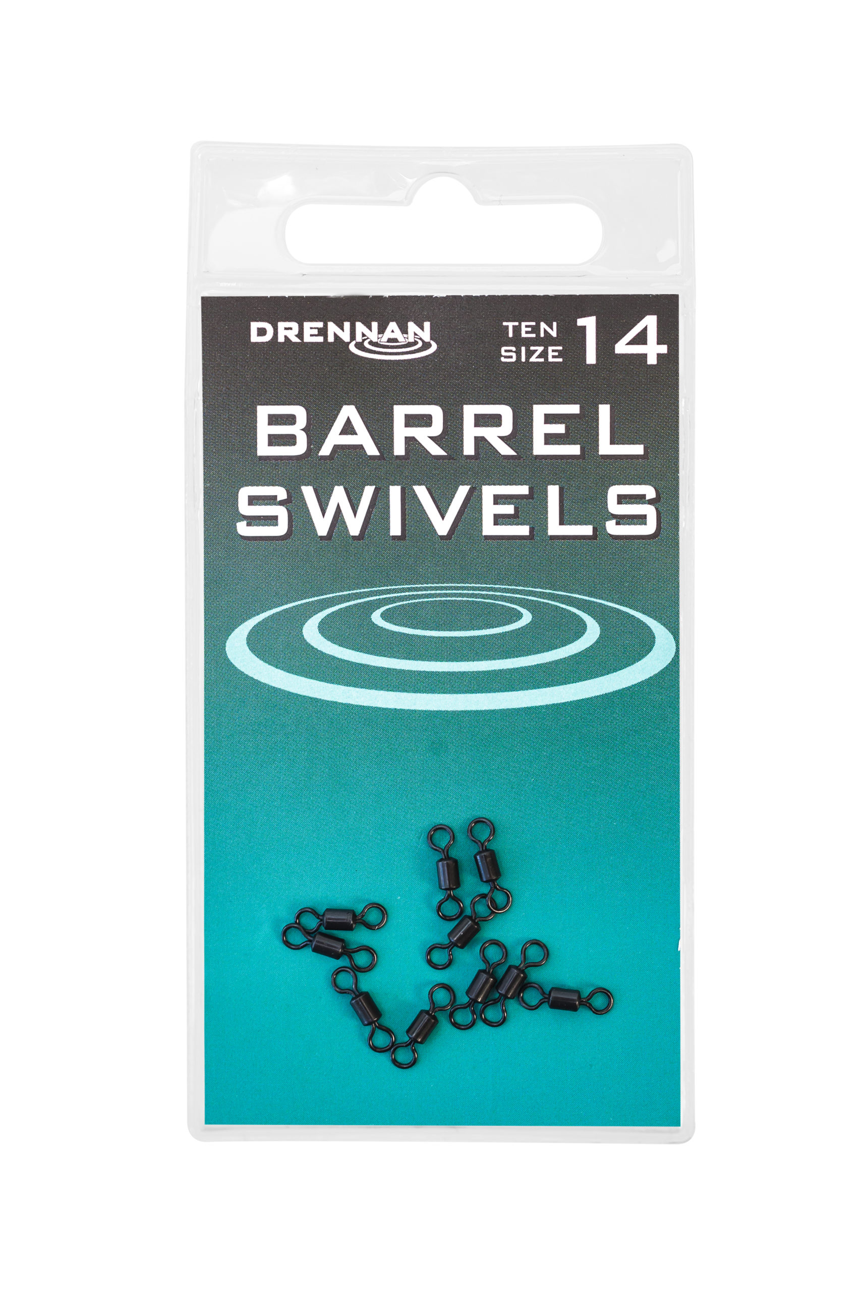 Krętliki BARREL SWIVEL BLACK 10szt. Drennan Kod: TGBS009 – TGBS018