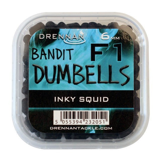 Pellet DUMBELL F1 6mm Inky Squid Drennan TBFD06IS