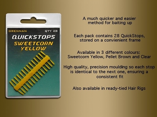 Stopery Pushstop Sweetcorn Yellow 28szt. Drennan TGQSY000