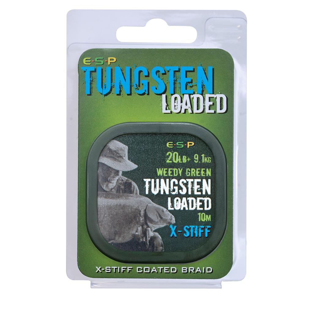 Plecionka TUNGSTEN LOADED X-STIFF ESP 10m Weedy Green Kod: ELTL20WGXS