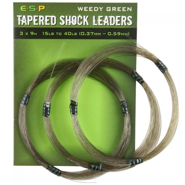 Przypon Strzałowy TAP. SHOCKLEADER GREEN 3x9m ESP Kod: ELTSL15402