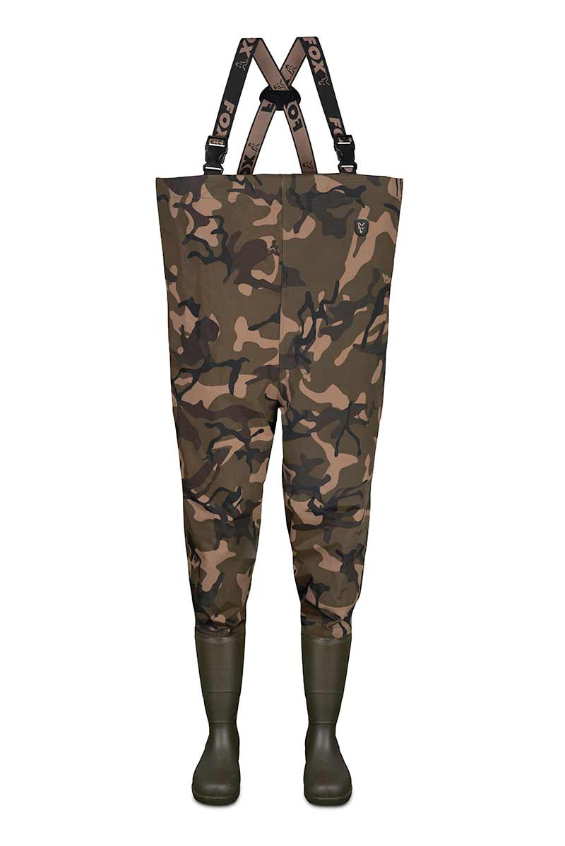 Fox Lightweight Lined Waders – Camo – Camo LW lined  waders 12 / 46 – CFW191