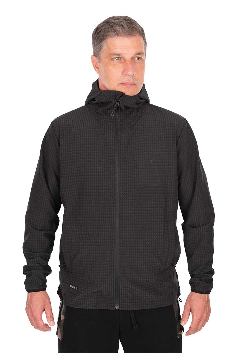 Fox Premium Mid Layer Jacket – Black – Fox Black Premium mid layer jacket – 3XL – CFX473