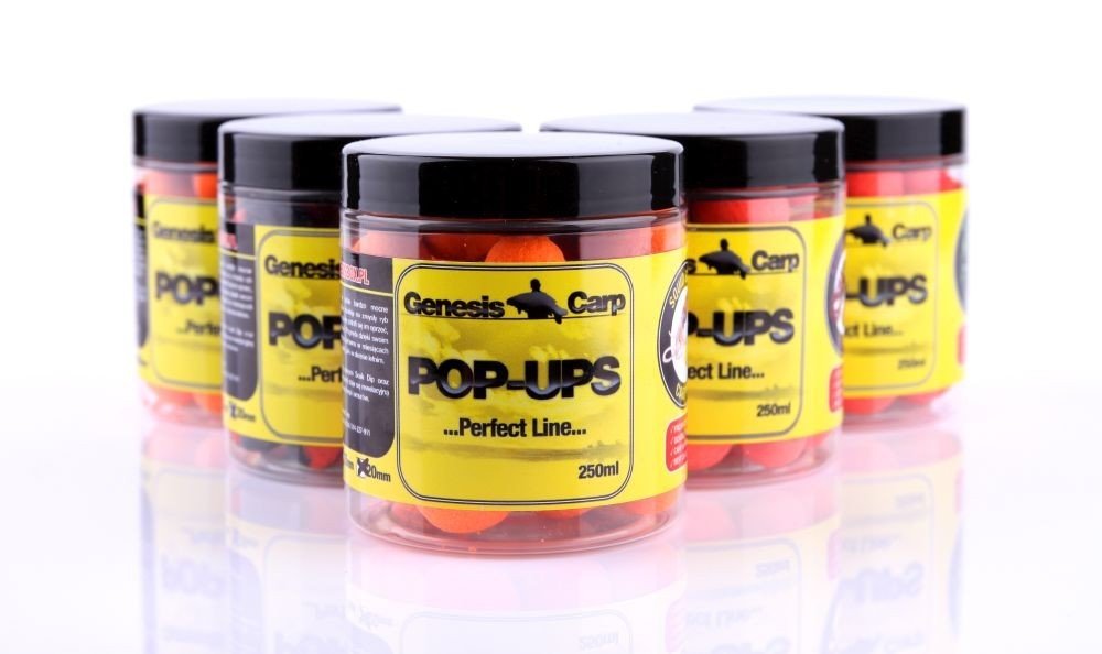 GENESIS-CARP-FLUO-PERFECT-POP-UP-Banan-Krab-12-15mm-Genesis-Carp-Kulki-pop-upPrzynetyZanety-1