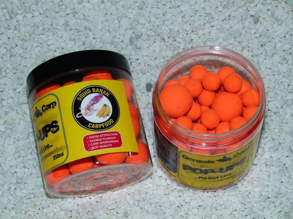 GENESIS-CARP-FLUO-PERFECT-POP-UP-Squid-Banan-12-15mm-Genesis-Carp-Kulki-pop-up-1