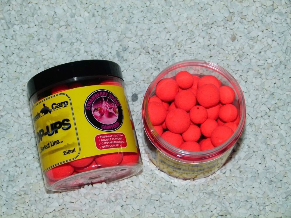 GENESIS-CARP-FLUO-PERFECT-POP-UP-Strawberry-Shake-12-15mm-Genesis-Carp-Kulki-pop-upPrzynetyZanety-1