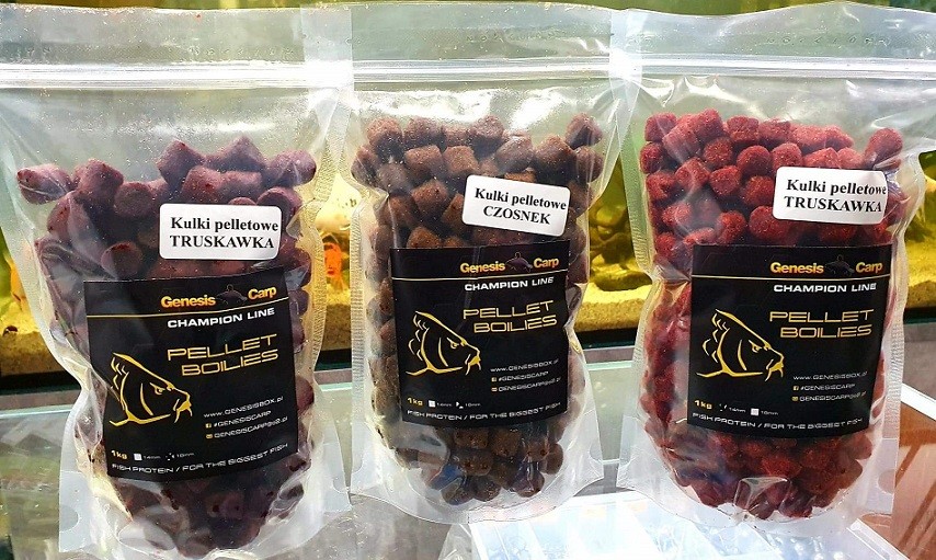 GENESIS-CARP-PELLET-BOILIES-14MM-CZOSNEK-1KG-Genesis-Carp-Kulki-proteinowe-zanetowePellety-smakowena-wagePrzynetyZanety-3