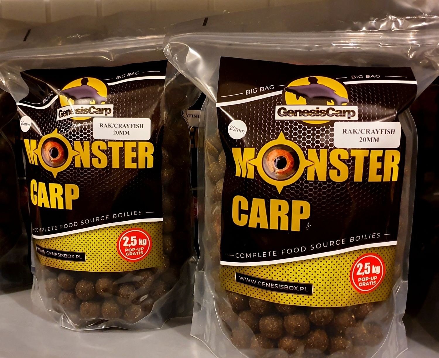 Genesis-Monster-Carp-20mm-25kg-MORWA-KRAB-Genesis-Carp-Kulki-proteinowe-zanetowePrzynetyZanety-3