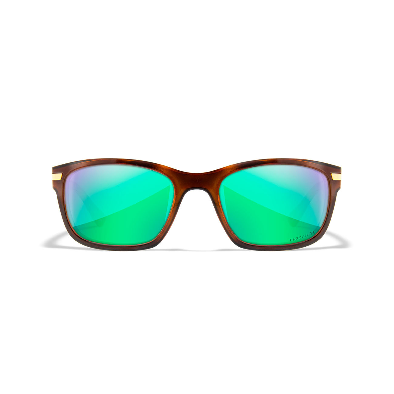 HELIX-Captivate-Polarized-Green-Mirror-Amber-Glos-Demi-Frame-Okulary-Karpiowe