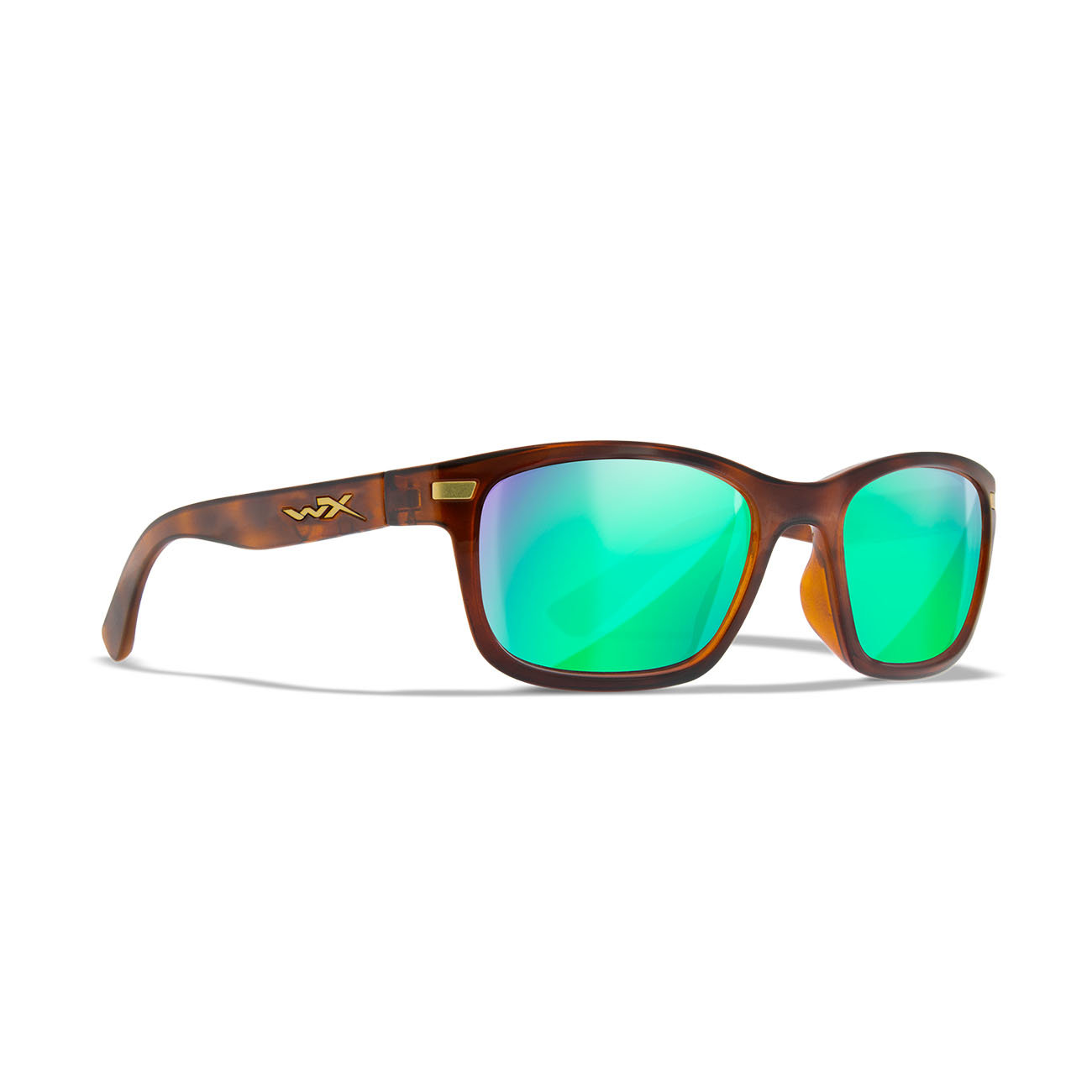 HELIX-Captivate-Polarized-Green-Mirror-Amber-Glos-Demi-Frame-Okulary