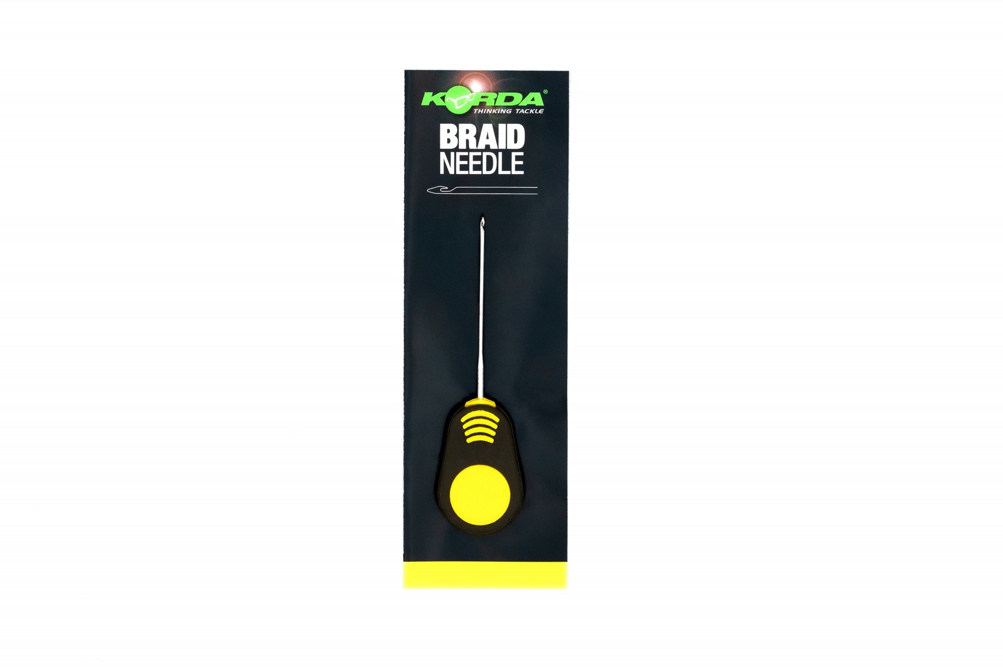 KORDA-Braided-Hair-Needle-7-cm-yellow-KBNB-1