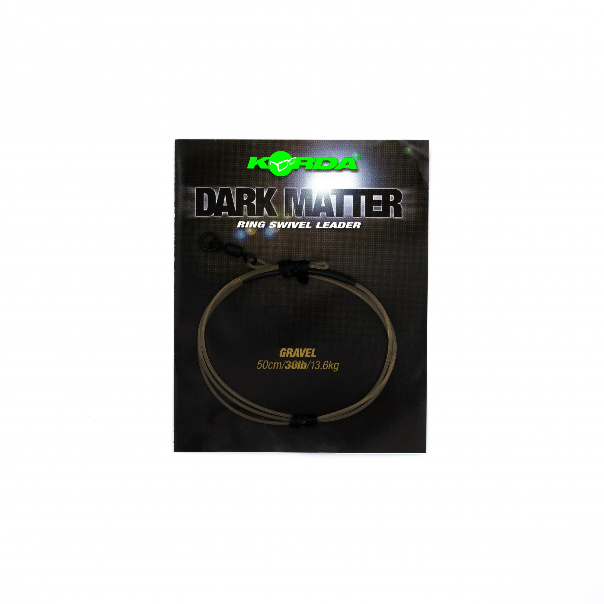 KORDA-Dark-Matter-Leader-50-cm-Ring-Swivel-Weed-KSZ68-1