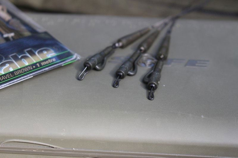 KORDA-Leadcore-Leader-LEAD-CLIP-QC-SWIVEL-3-szt-Weed-Silt-InfinityCarp.pl-Sklep-Premium-dla-Karpiarzy-1