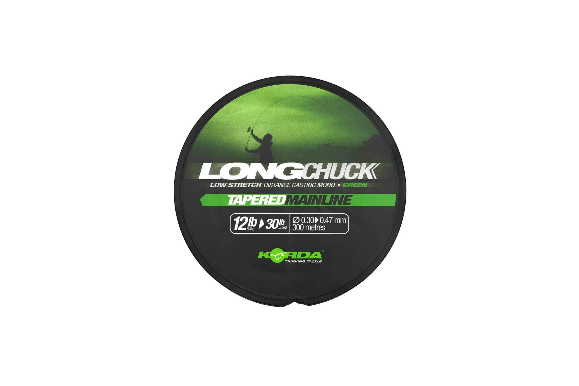 KORDA-LongChuck-Tapered-Mainline-Green-10-30lb0.27-0.47mm-KDCM12-3