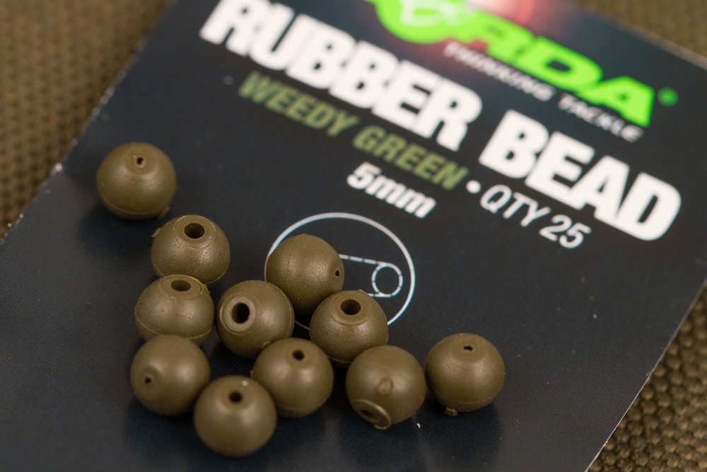 KORDA-Rubber-Bead-Green-4mm-25-szt.-InfinityCarp.pl-Sklep-Premium-dla-Karpiarzy-1