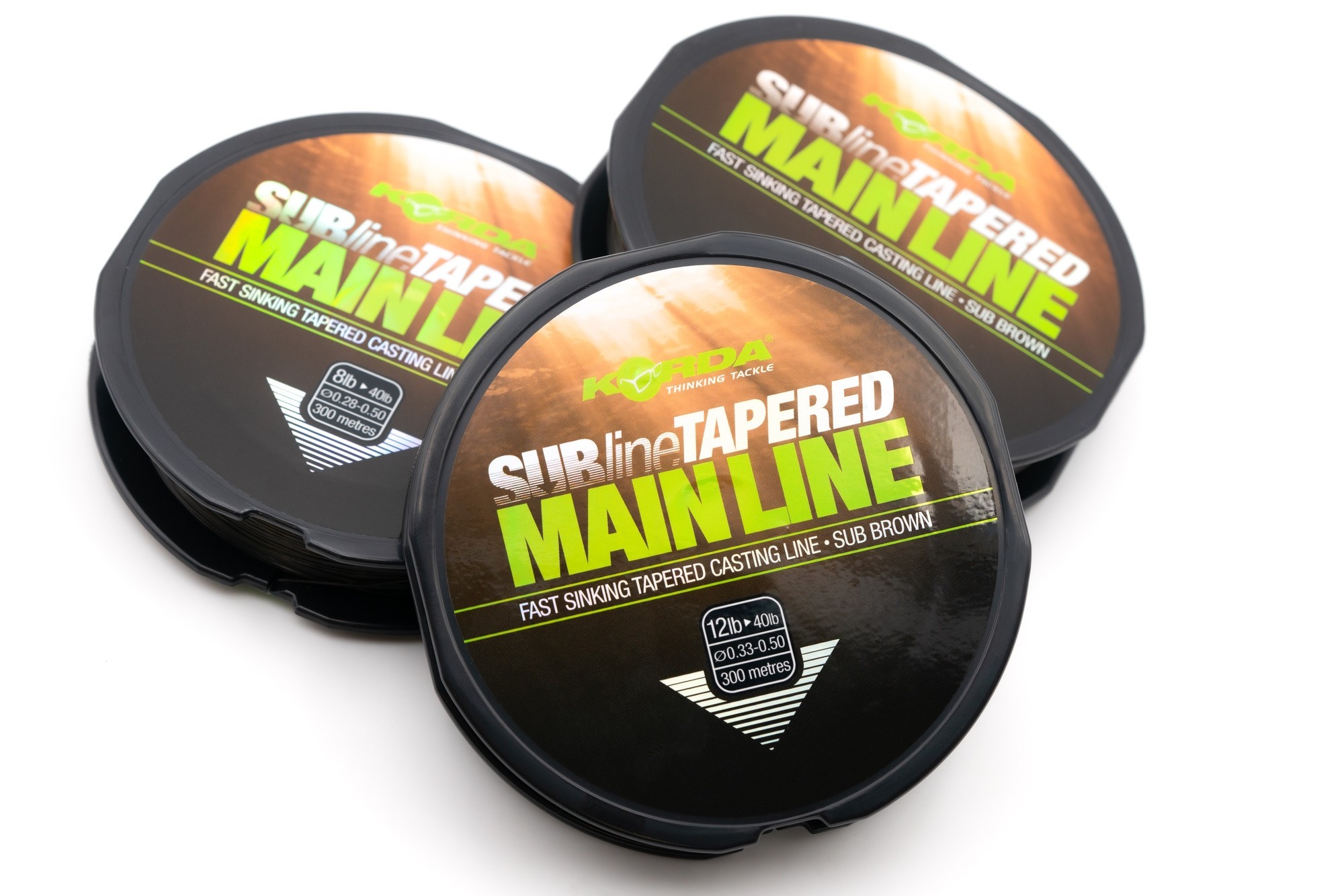 KORDA-Subline-Tapered-Mainline-0.28-0.50mm-Brown-KTM28-1