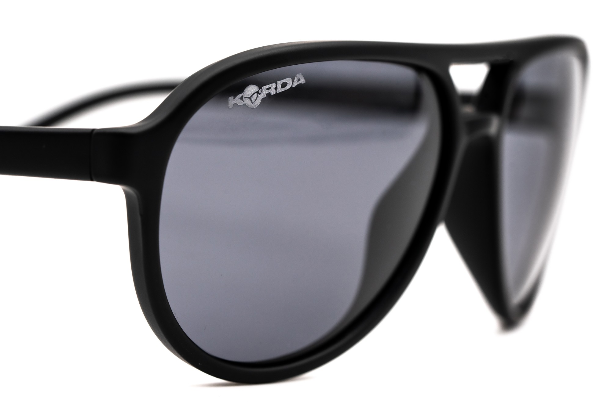 KORDA-Sunglasses-Aviator-Mat-Black-Frame-Grey-Lens-K4D03-1