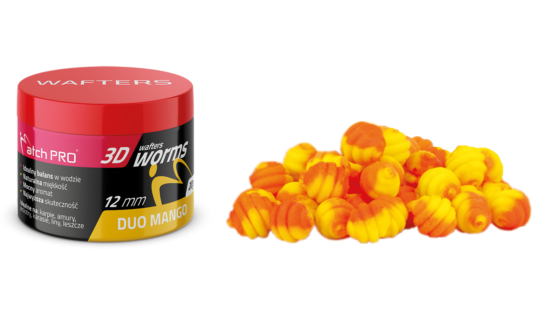 3D WORMS WAFTERS DUO MANGO 12mm 20g MatchPro