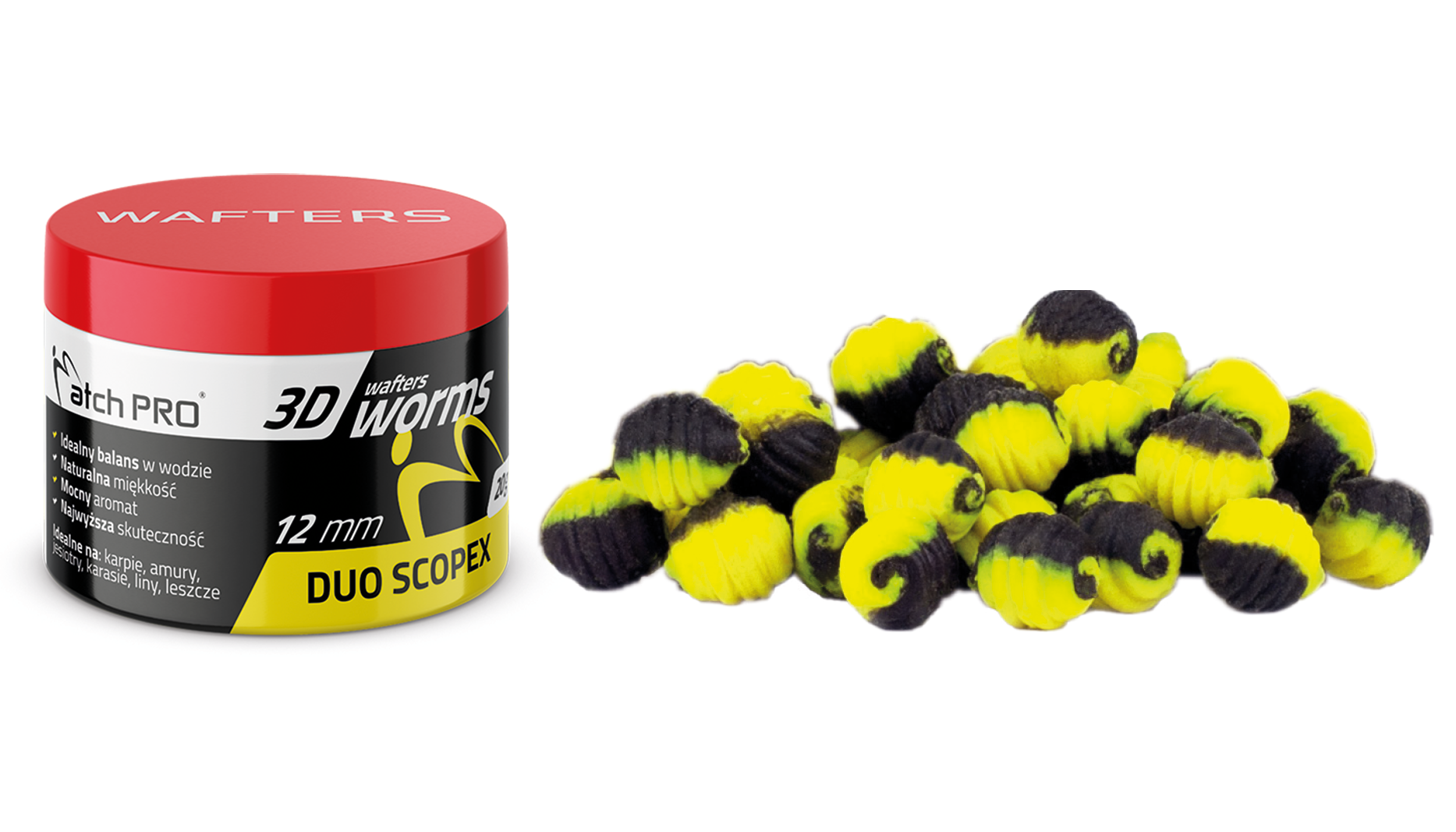 3D WORMS WAFTERS DUO SCOPEX 12mm 20g MatchPro