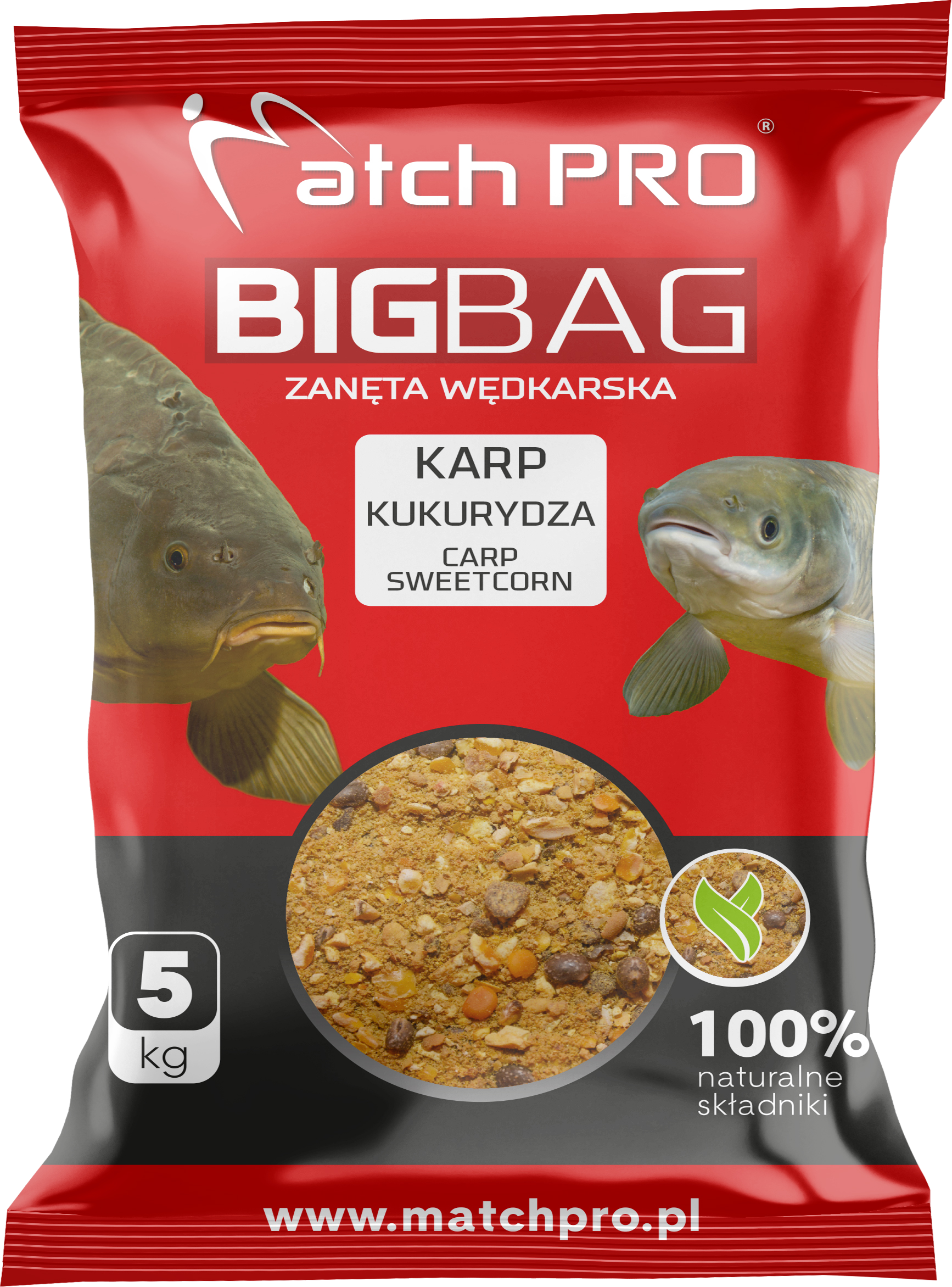 BIG BAG KARP KUKURYDZA Zanęta MatchPro 5kg