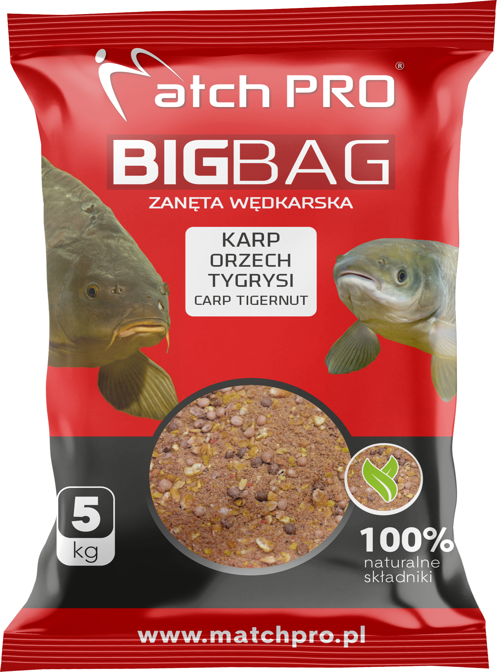 BIG BAG KARP ORZECH TYGRYSI Zanęta MatchPro 5kg