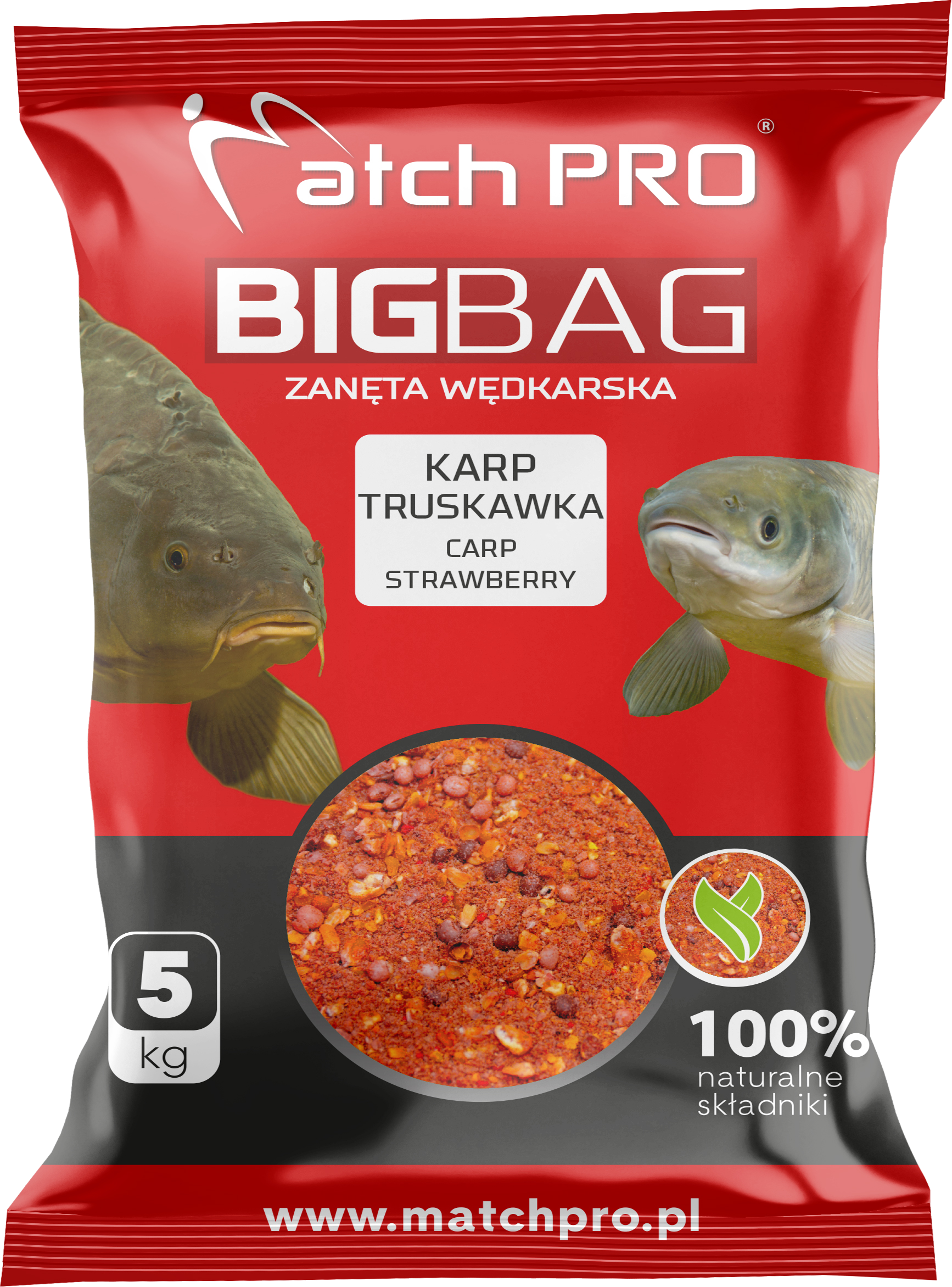 BIG BAG KARP TRUSKAWKA Zanęta MatchPro 5kg