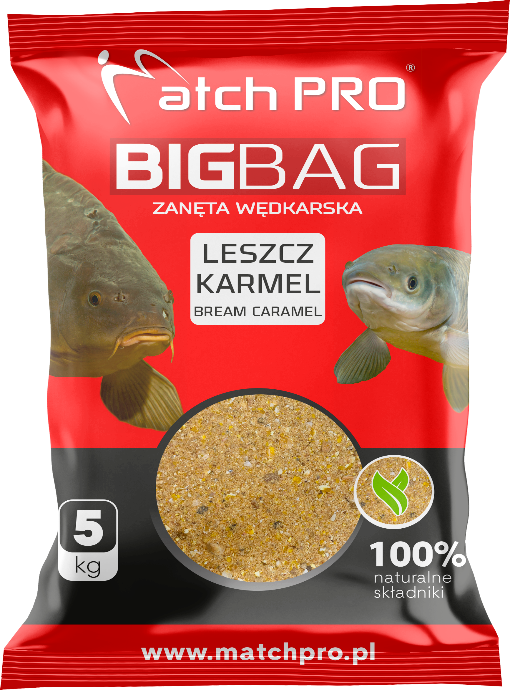 BIG BAG LESZCZ KARMEL Zanęta MatchPro 5kg