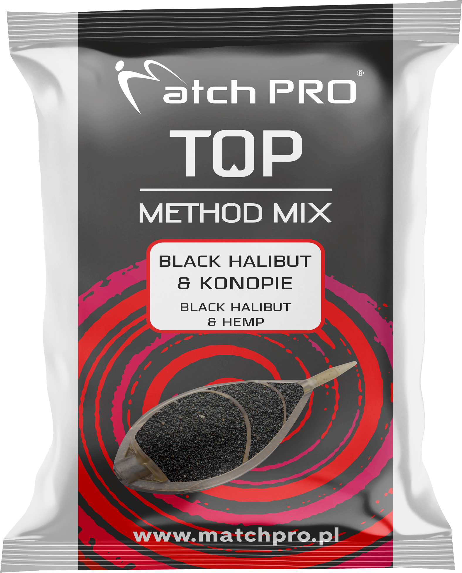 BLACK HALIBUT & KON METHODMIX Zanęta Matchpro 700g