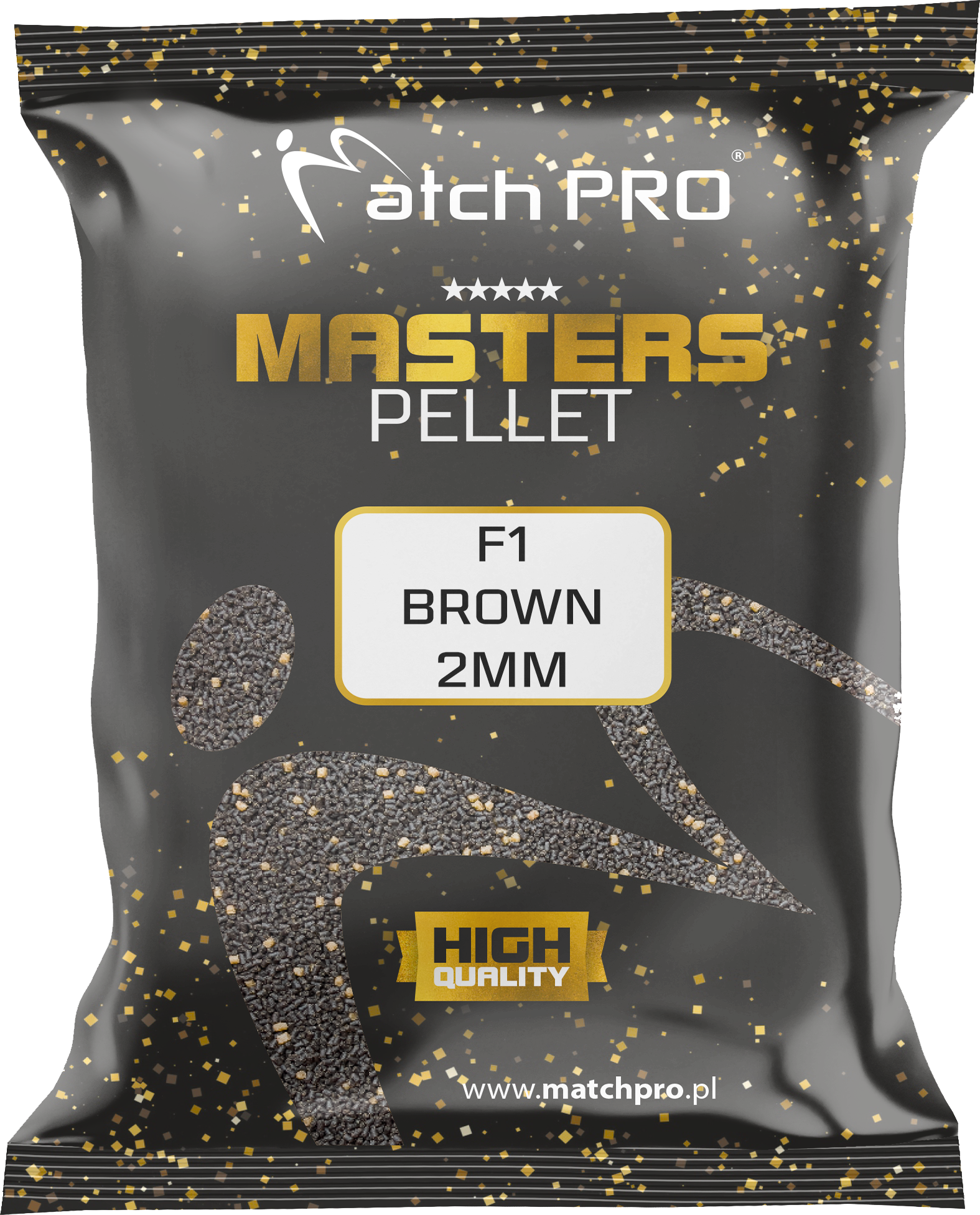 F1 BROWN 2mm PELLET MASTERS MatchPro 700g