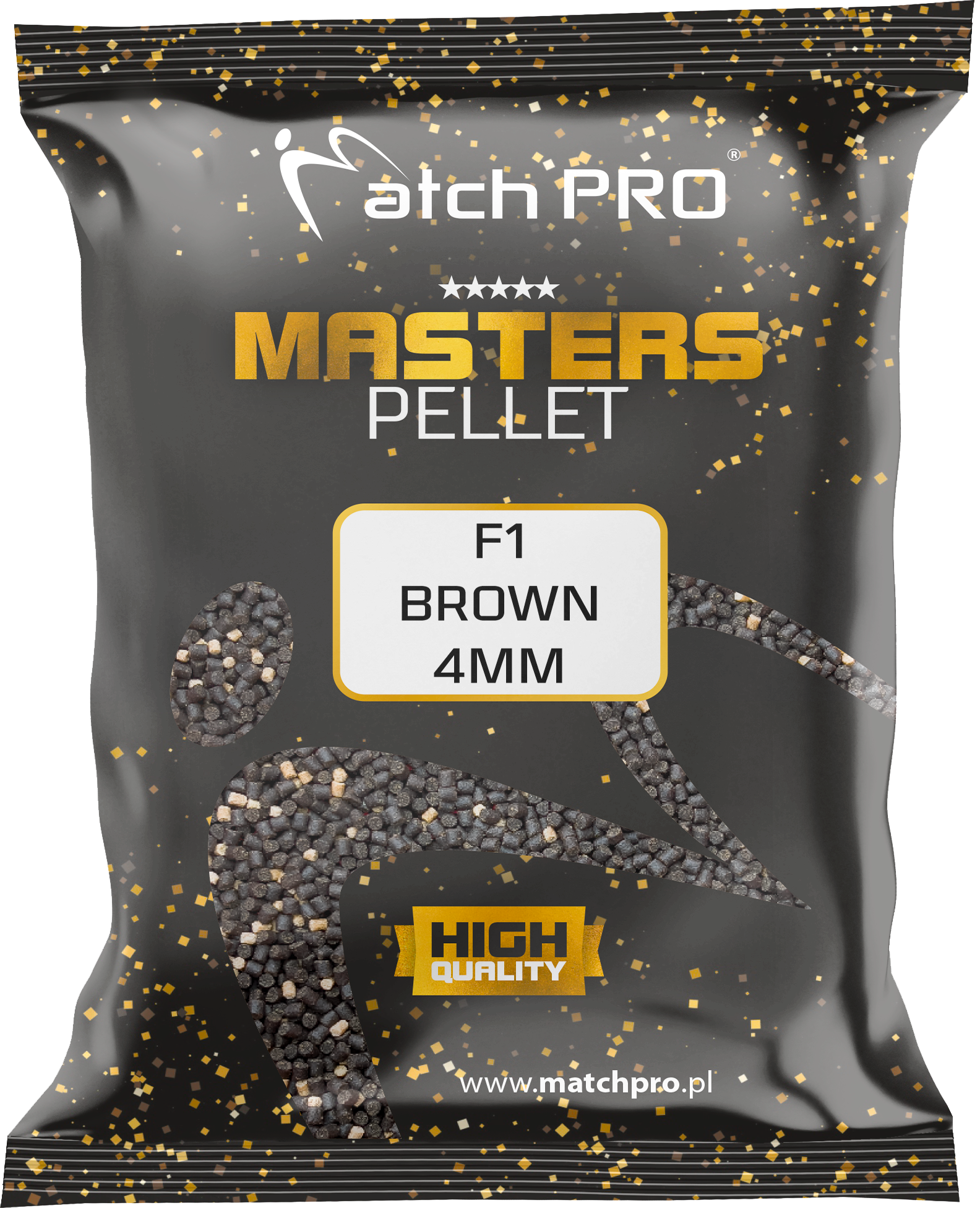 F1 BROWN 4mm PELLET MASTERS MatchPro 700g