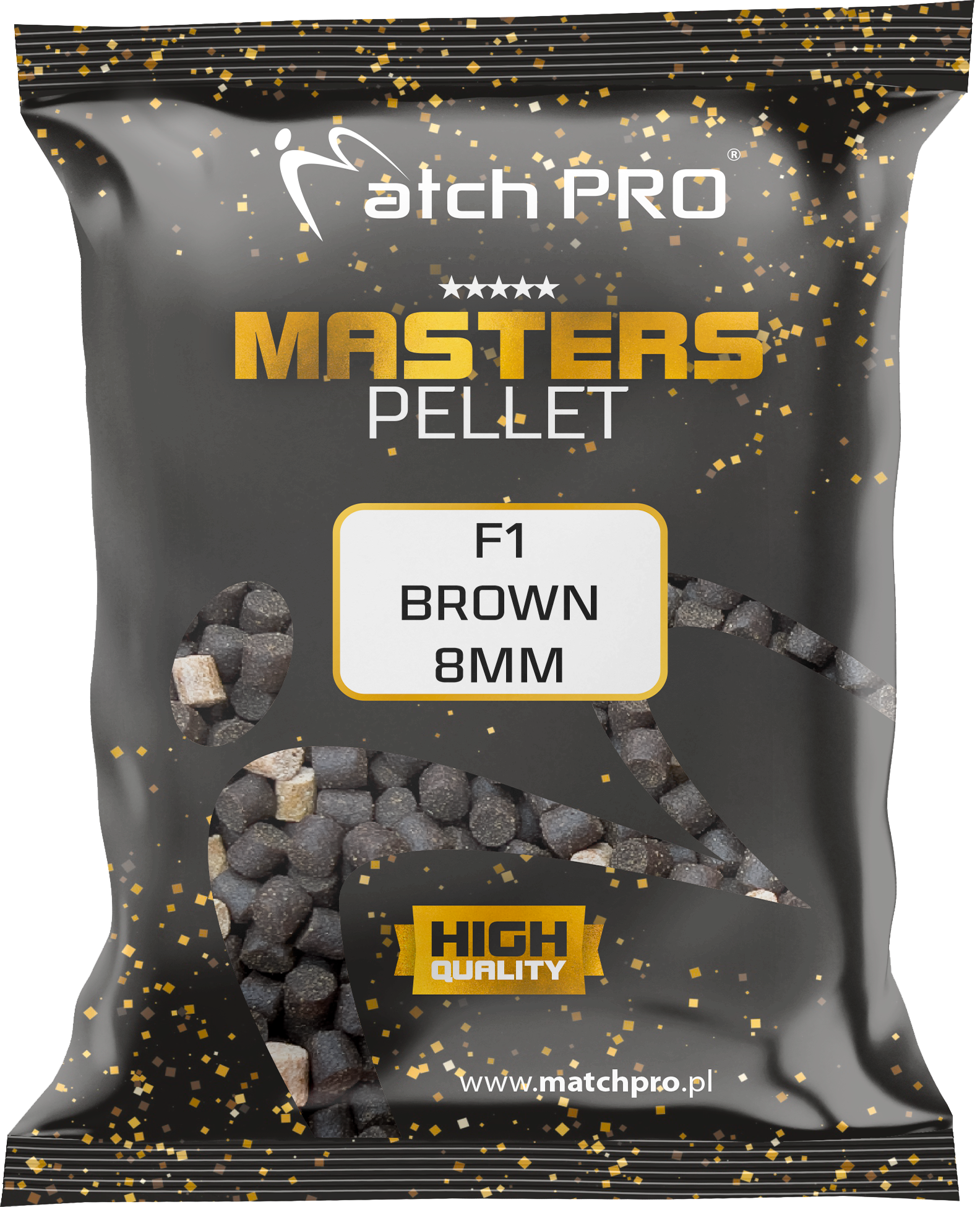 F1 BROWN 8mm PELLET MASTERS MatchPro 700g