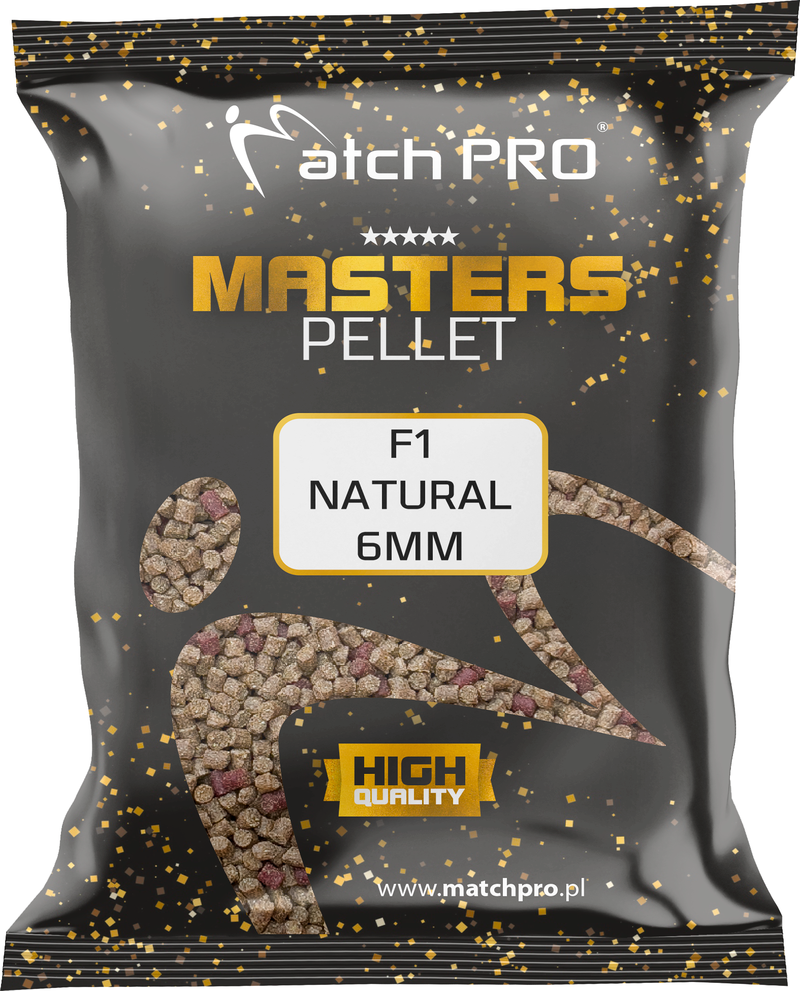 F1 NATURAL 6mm PELLET MASTERS MatchPro 700g