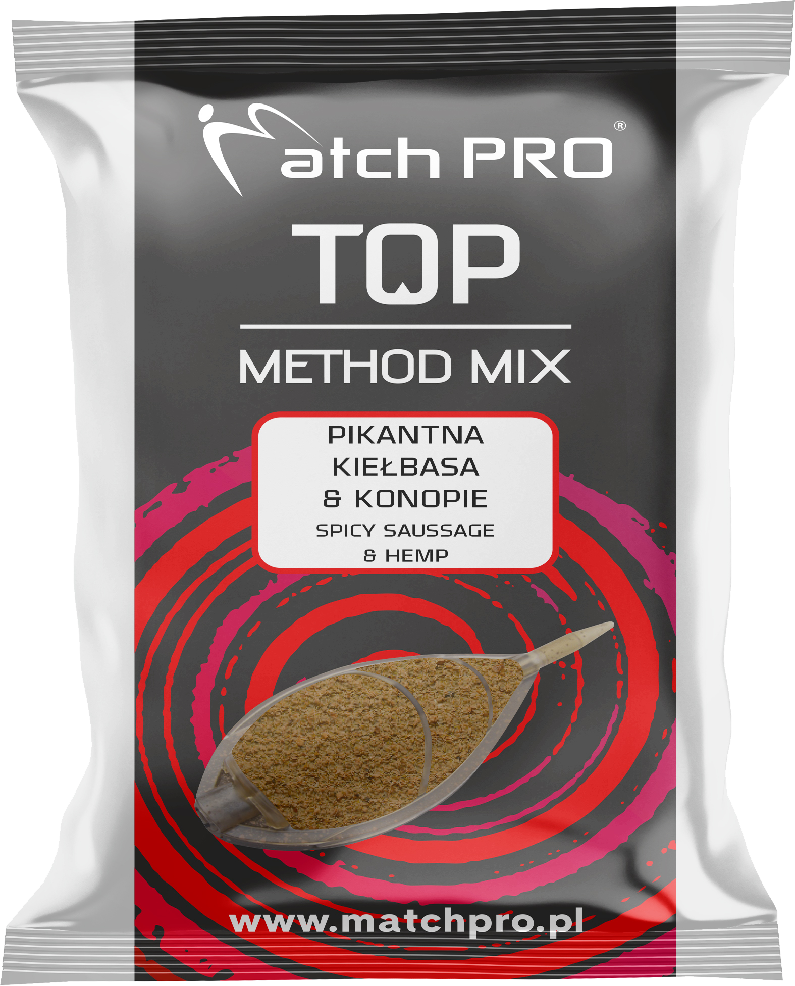 METHODMIX PIKANTNA KIEŁBASA & KONOPIE Zanęta MatchPro 700g