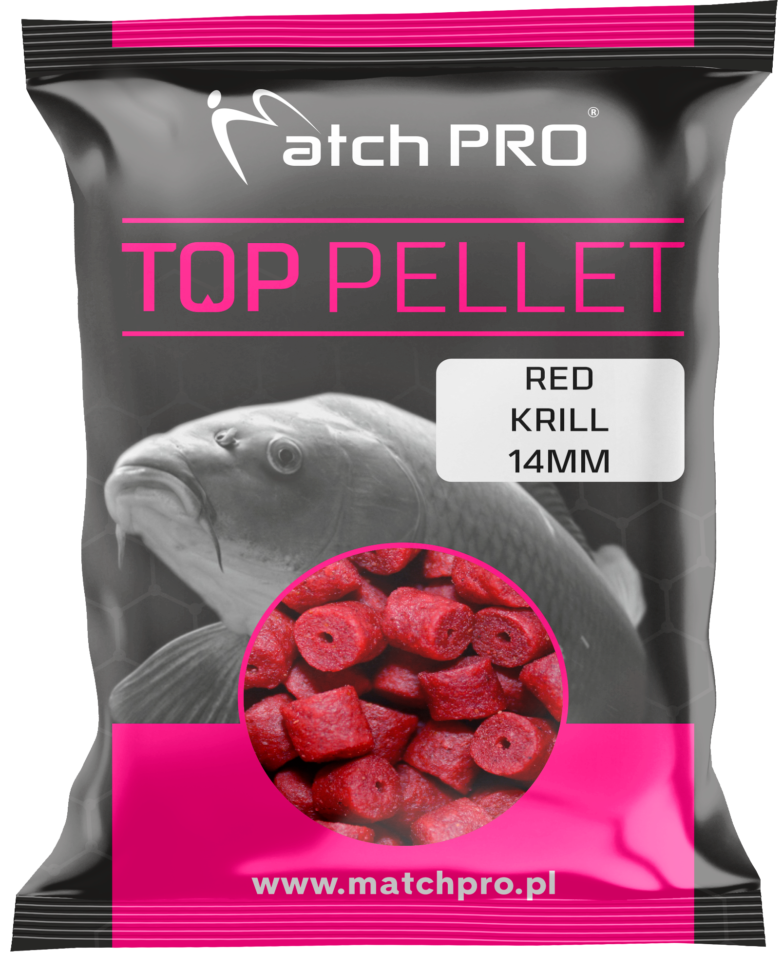 RED KRILL Drilled 14mm Pellet MatchPro 700g