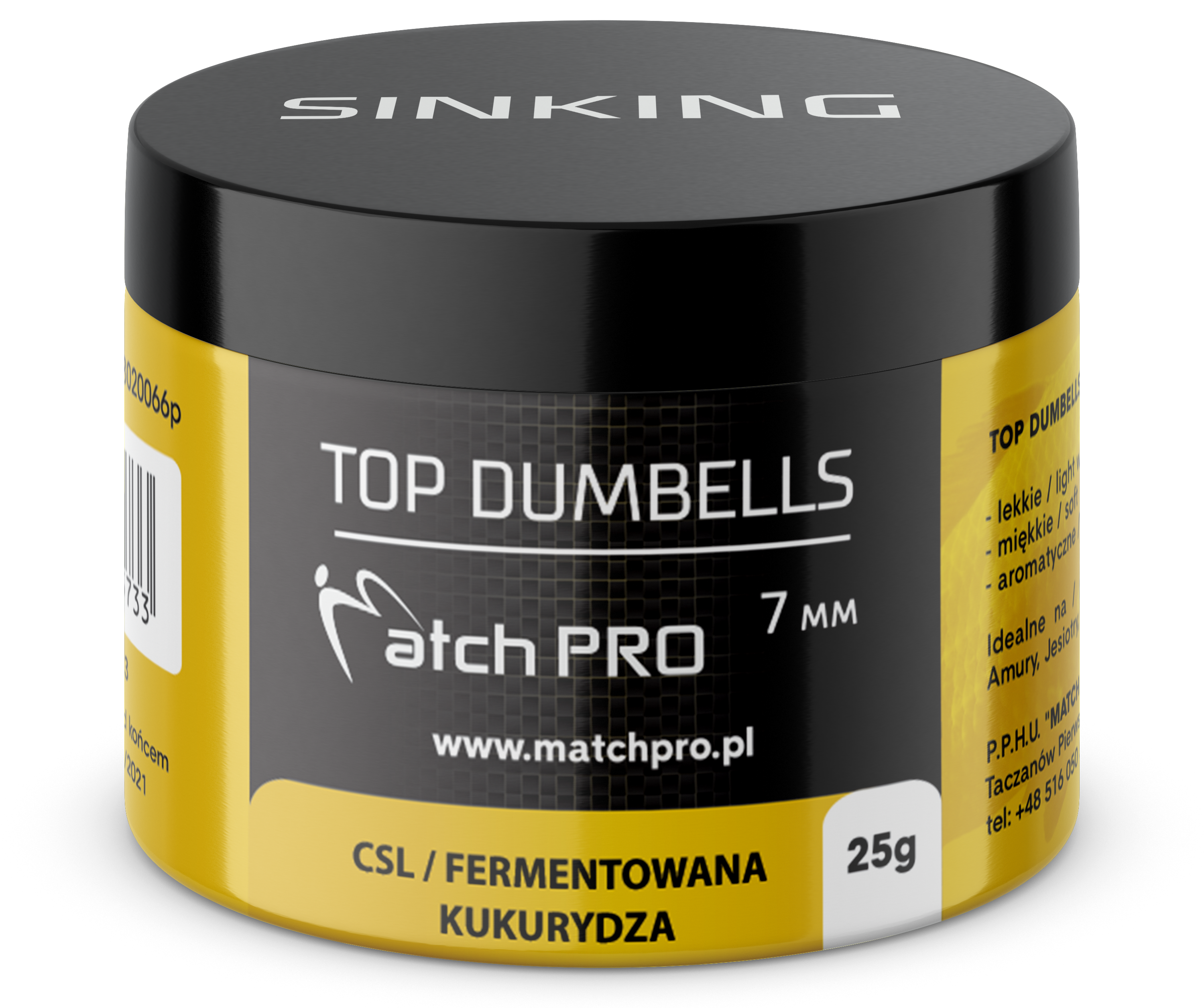 TOP DUMBELLS CSL 7mm / 25g MatchPro