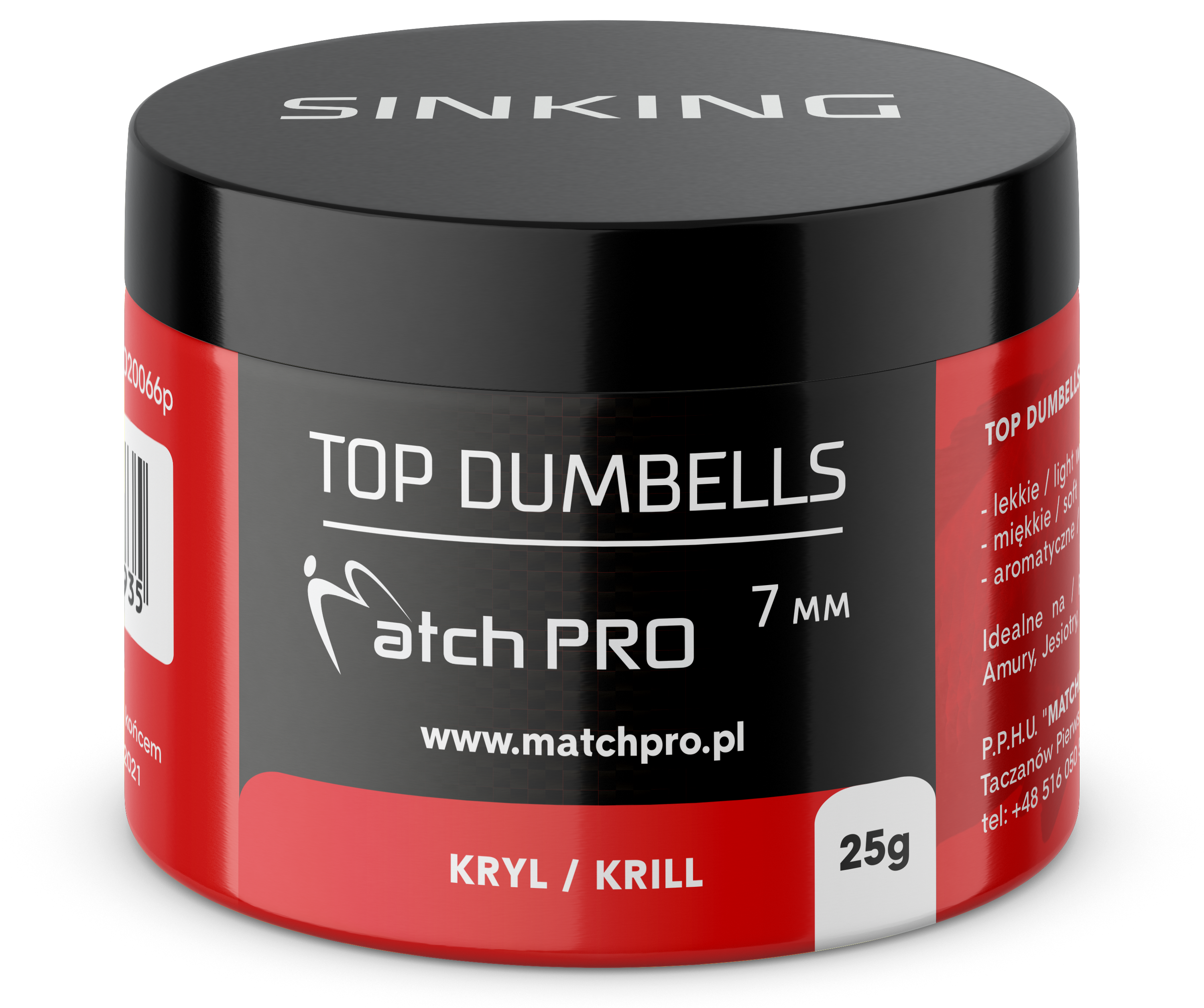 TOP DUMBELLS KRILL 7mm / 25g MatchPro