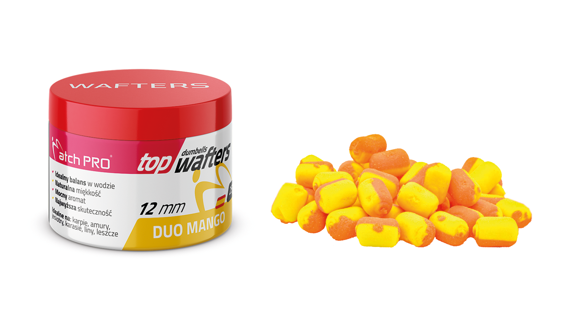 TOP DUMBELLS WAFTERS DUO MANGO 12mm 25g MatchPro