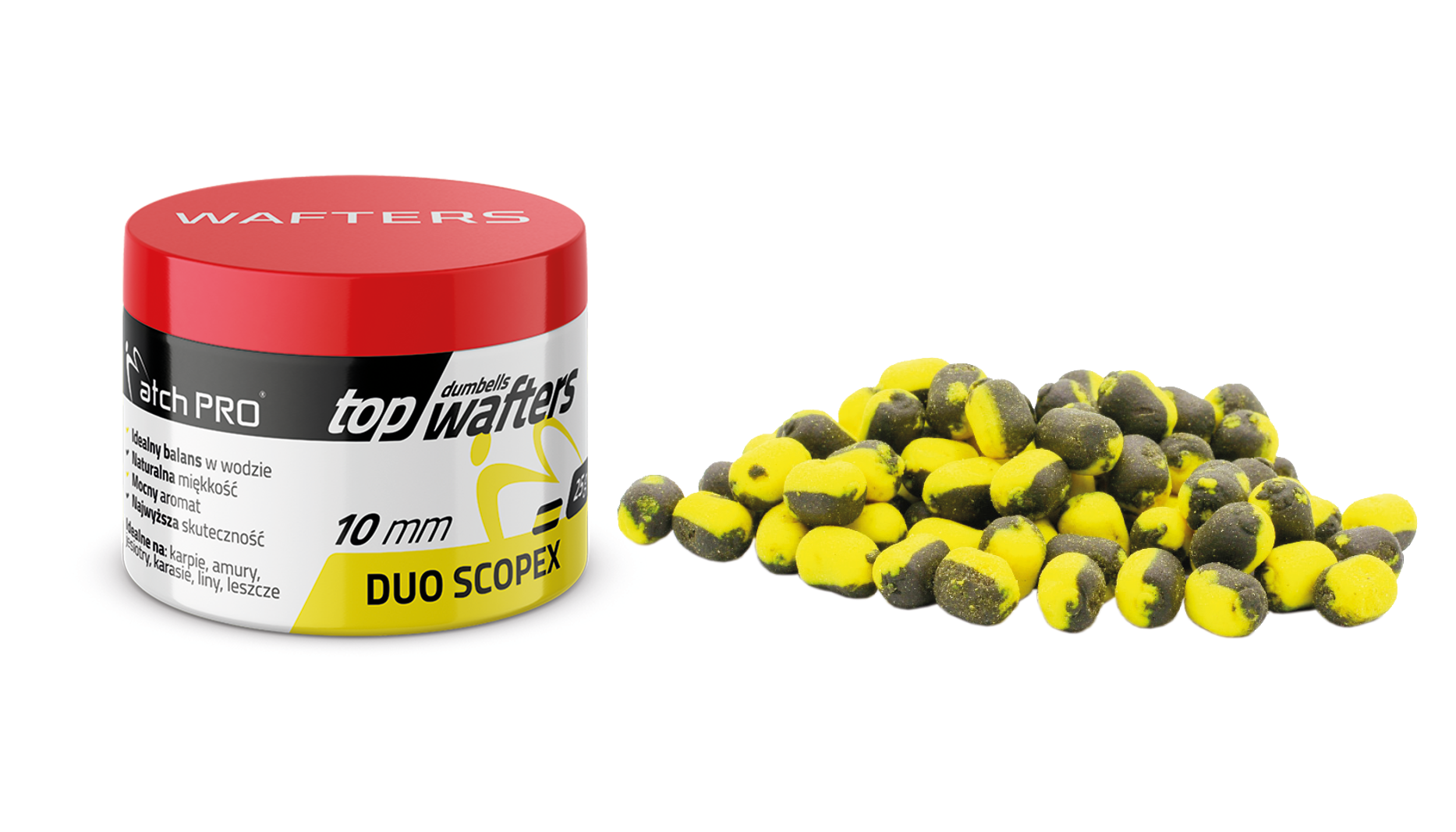 TOP DUMBELLS WAFTERS DUO SCOPEX 10mm 25g MatchPro