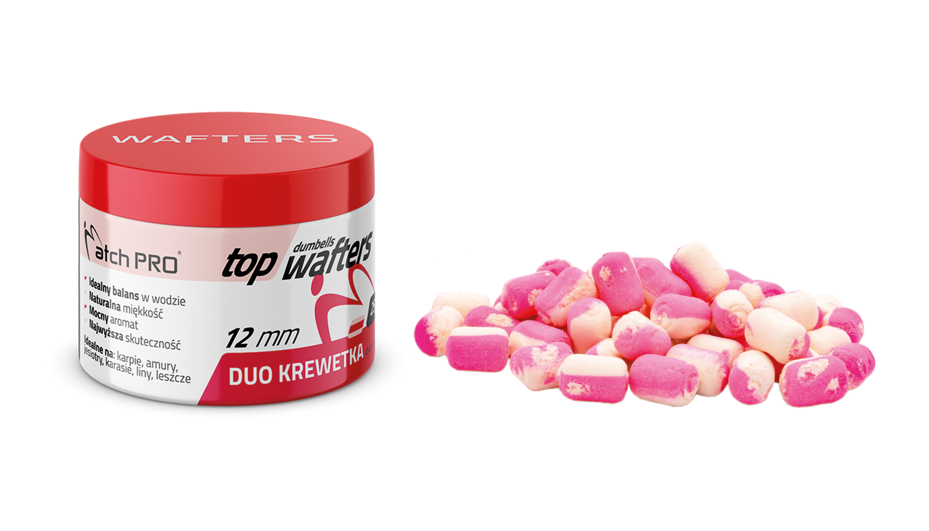 TOP DUMBELLS WAFTERS DUO SHRIMP 12mm 25g MatchPro