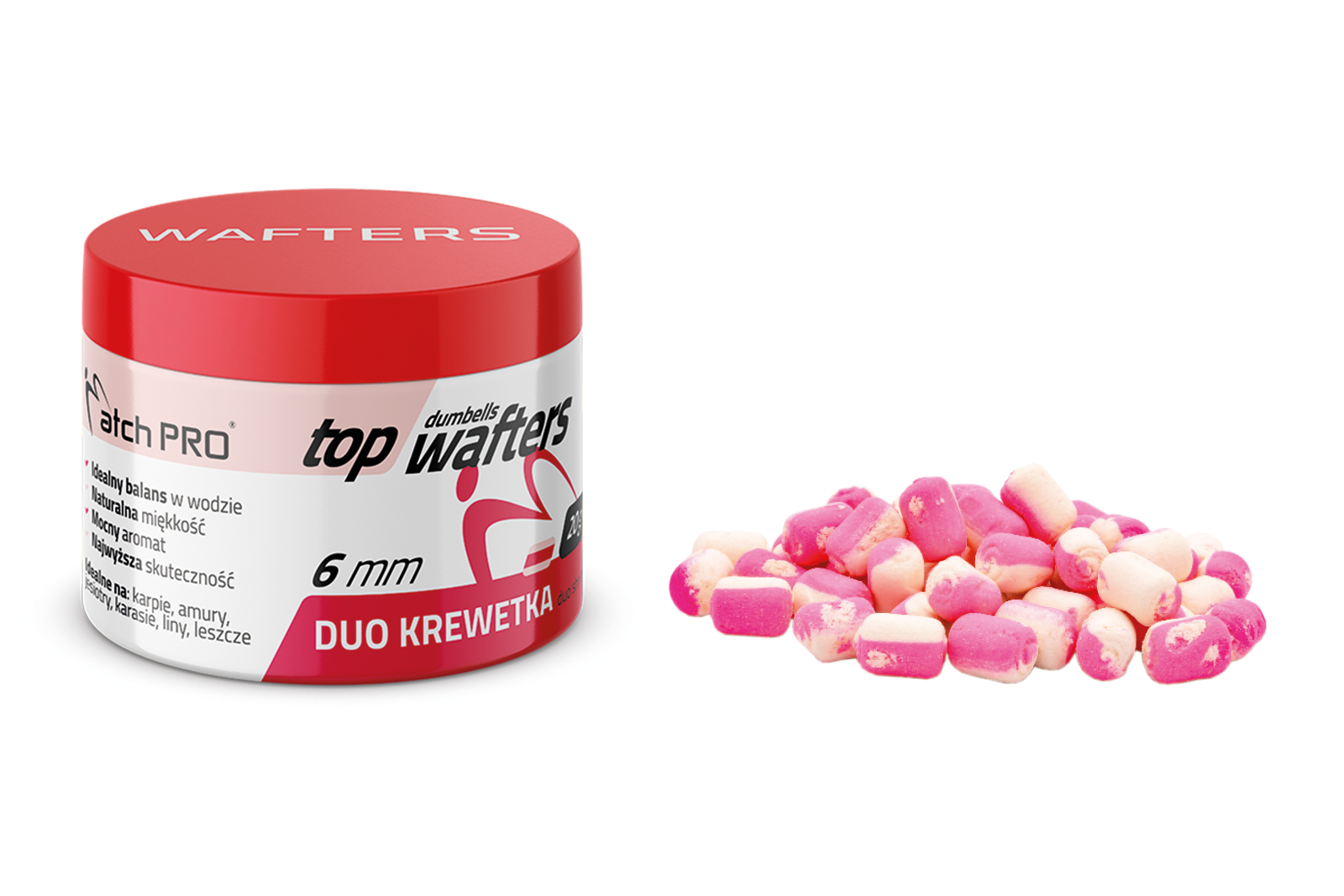 TOP DUMBELLS WAFTERS DUO SHRIMP 6mm 20g MatchPro