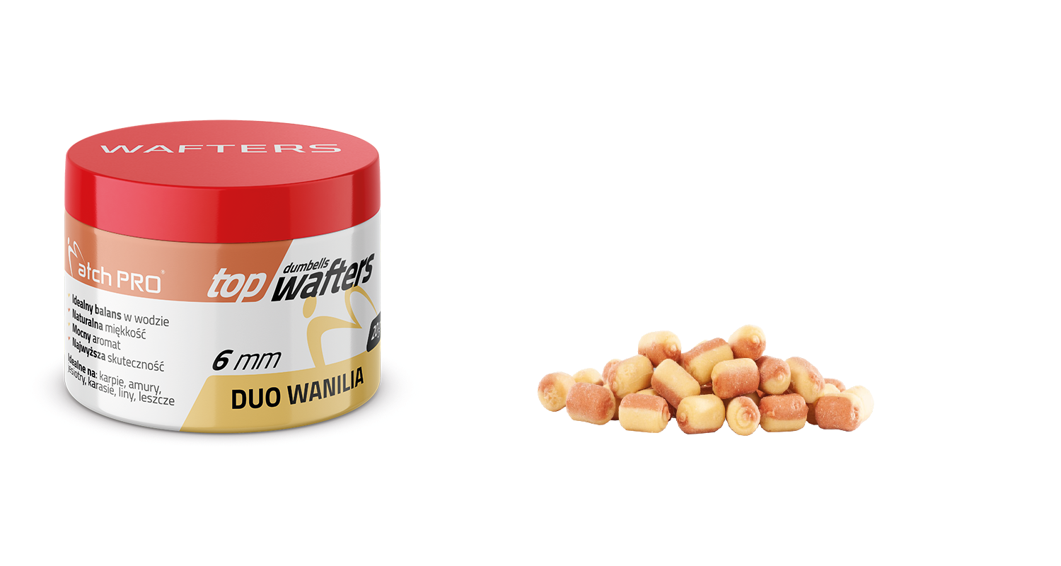 TOP DUMBELLS WAFTERS DUO VANILLE 6mm 20g MatchPro