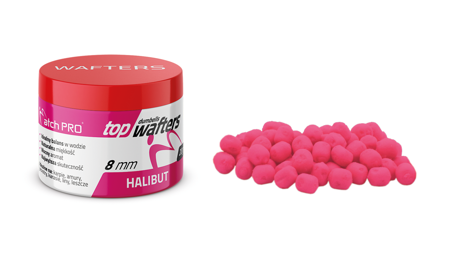 TOP DUMBELLS WAFTERS HALIBUT 8mm 20g MatchPro