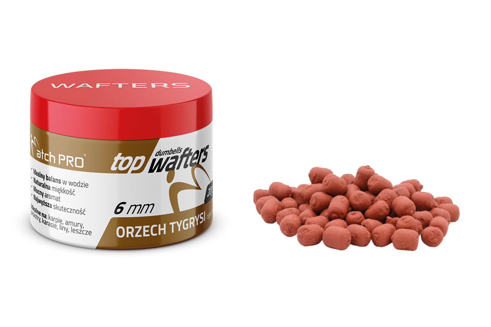 TOP DUMBELLS WAFTERS TIGER NUTS 6mm 20g MatchPro