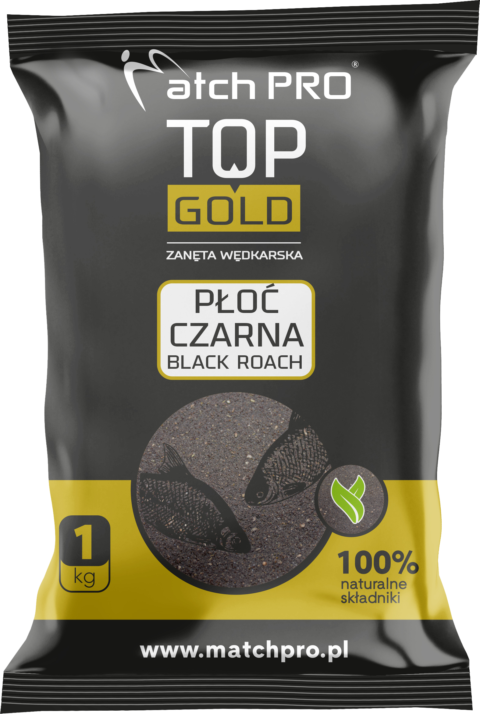 TOP GOLD PŁOĆ CZARNA Zanęta MatchPro 1kg