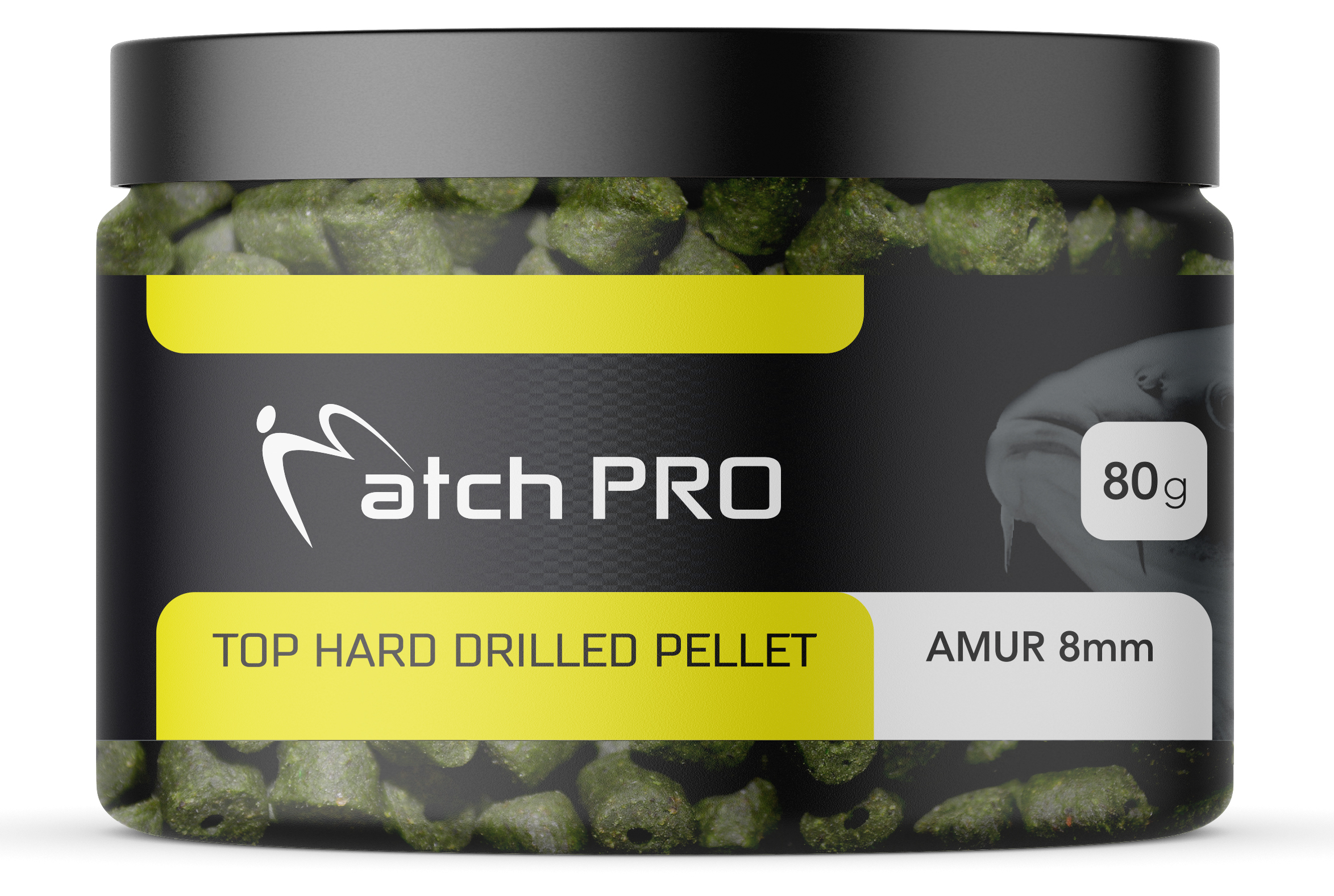 TOP HARD AMUR 12mm DRILLED Pellet MatchPro 80g