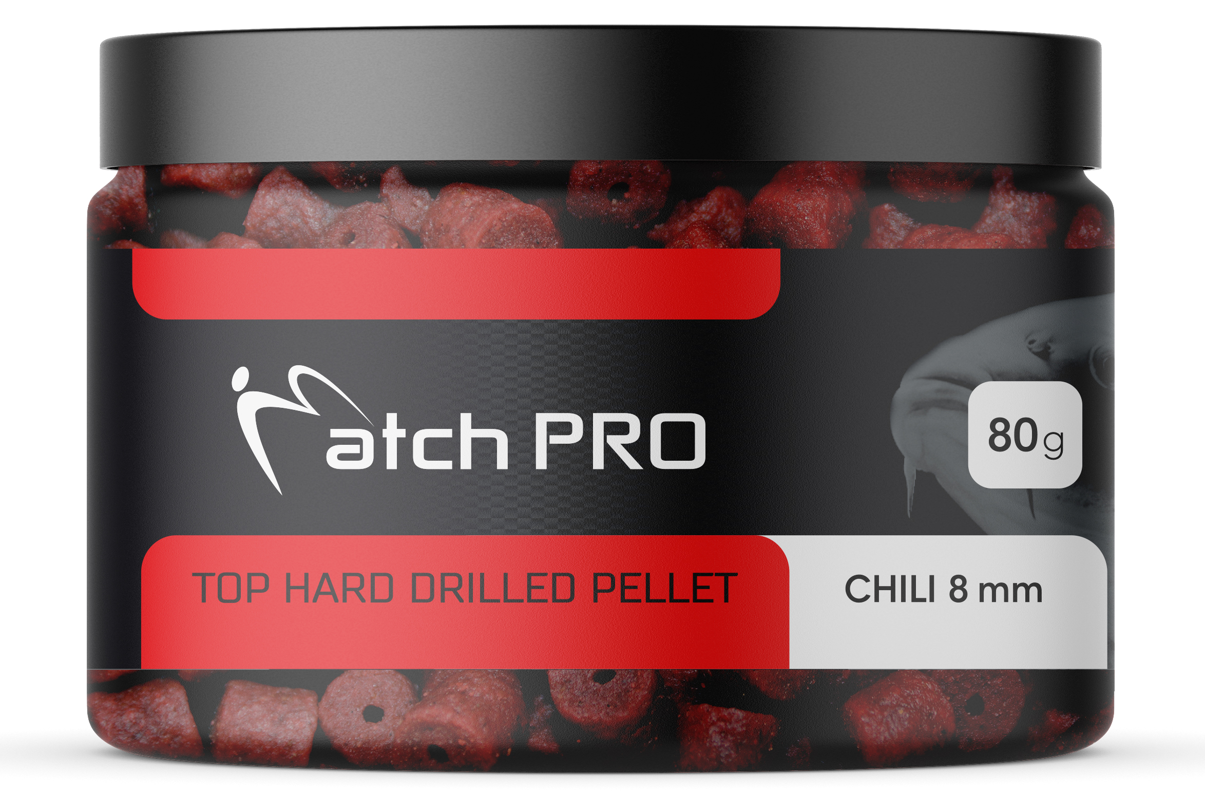 TOP HARD CHILI 12 mm DRILLED Pellet MatchPro  80g