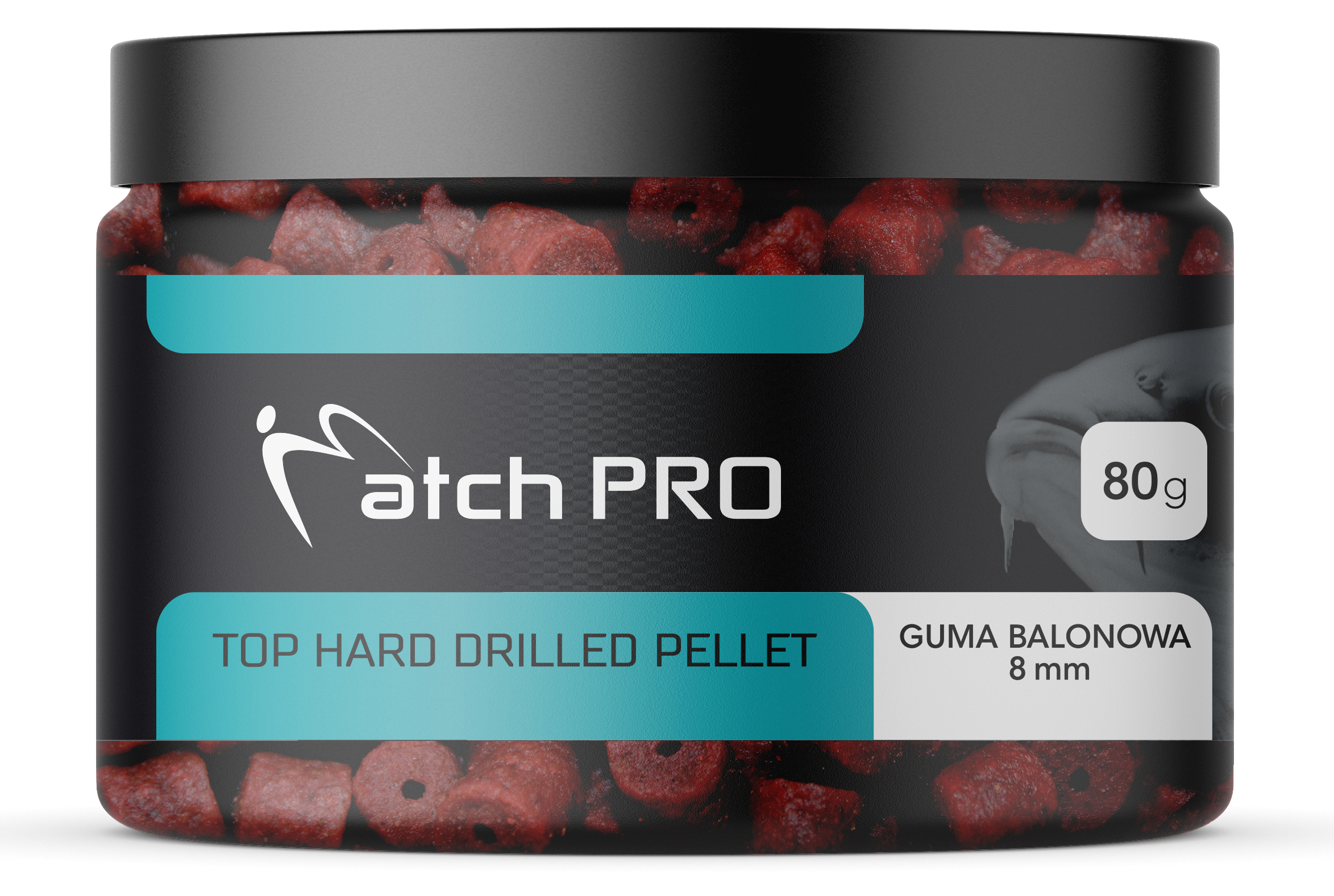 TOP HARD GUMA BALONOWA 12mm DRILLED Pellet MatchPro 80g